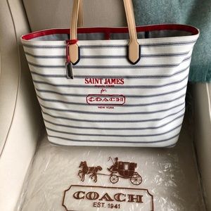Coach Authentic Legacy Weekend Tote- RARE. 23478.